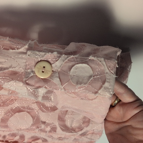 Ruby Rd. Light Pink Textured Blazer/Jacket - Picture 4 of 14